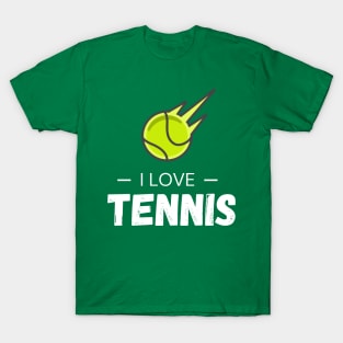 I love Tennis T-Shirt